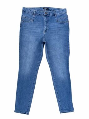 D. Jeans Tapered Leg Slim Fit High-Rise Stretch Mom Ankle Jeans ~ Women’s 16